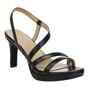 Naturalizer Women's Brenta Strappy Dress Sandals Black Size 6 W
